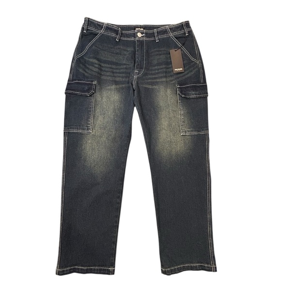 True Religion Men’s Amber Nights Cargo Jeans 36 (39-40 Waist 32 Seam)NWT